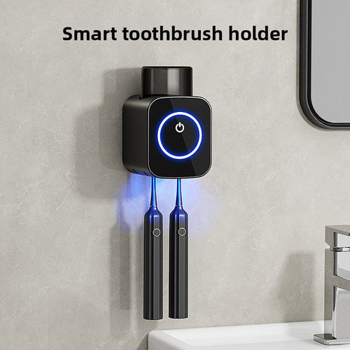 PureBrush UV sterilisator sort version monteret på væg